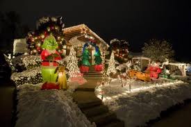 Decorating Photos Of Front Yard Landscaping Holiday Decora Inflatable Christmas Decorations Outdoor Christmas Light Displays Christmas Decorations For The Home