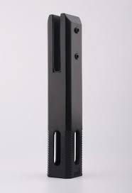 Madrid square core drill spigot with dress ring. Matt Black Square Coredrill Spigot Modern Glass And Aluminium Fencing