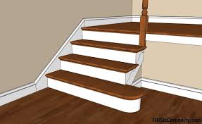 However, extending the nosing too far, which was sometimes done on excessively steep stairs of old houses, creates a protrusion that is. Scribing Skirt Boards Thisiscarpentry