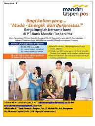 Bei uns managen sie ihre anlagen auf höchstem niveau. Mandiri Taspen Berbagi Informasi Lowongan Kerja