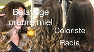 balayage ombre blond miel بالياج ظلي اشقرعسلي coloristeradia technique airtouch youtube in 2021 ombre balayage balayage long hair styles