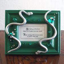 Slytherin Plaque Slytherin Slytherin Decor Harry Potter Bedroom Decor