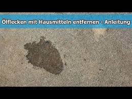 Eine mischung aus dosenmilch und spülmittel und zwar zu gleichen teilen vermengen und die befleckte stelle damit einreiben. Olflecken Mit Hausmitteln Von Pflastersteinen Entfernen Fettflecken Beton Asphalt Weg Bekommen Youtube