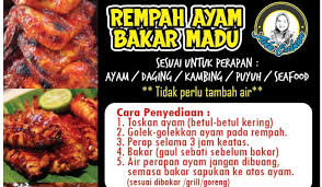 Ayam bakar also means roasted chicken in. Rempah Ayam Bakar Madu Aida Exlucive Posts Facebook