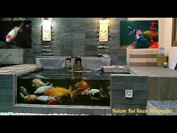 Kolam Ikan Koi Kaca Minimalis Youtube