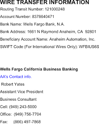The bic codes below belong to wells fargo bank, n.a. Wire Transfer Information Info Wells Fargo Bank