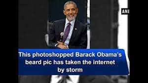 The president called the goalkeeper and captain clint dempsey the day. This Photoshopped Barack Obama S Beard Pic Has Taken The Internet By Storm Ani News Youtube