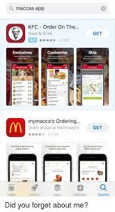 A Maccas App Kfc Order On The Food Drink Get Ad 538k