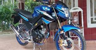 Gondes motovlog apr 14, 2017 4 min read. New Vixion Modif Jari Jari Simple Minimalis Warna Biru Hitam Vegafans Com