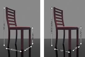 Dining Chair Dimensions 02 Jpg 995 668