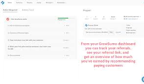 Partner Program Growsumo Dashboard Programming Earn Money Partners