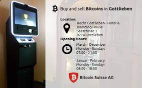 Zug itself carried on as a leading light for crypto companies. Bitcoin Suisse On Twitter New Bitcoin Atm In Gottlieben Generalbytes Coinatmradar
