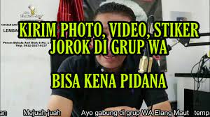 Kalau kamu ingin melanjutkan permainan ini, silahkan tonton video nessie judge berikut. Kirim Stiker Jorok Di Grup Wa Bisa Kena Pidana Youtube