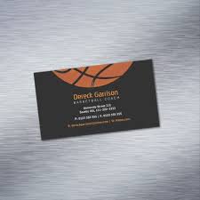 Create your own business cards without design skills ⏩ crello business card maker completely free choose professional business card templates. Basketball Coach Sport Business Card Magnet Zazzle Com In 2021 Sports Coach Basketball Coach Sports Business