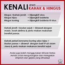Apakah yang menyebabkan lendir/kahak (phlegm)? Rizqi Aafiyah Bagaimana Nak Menghilangkan Kahak Hijau