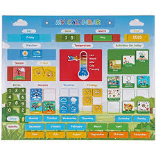 Simply Magic Kids Calendar My First Daily Magnetic Calendar For Kids Amazing Preschool Learning Toys For Toddlers Preschool Classroom Calendar