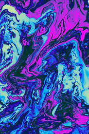 Blue Pink Fluid Art Print By Geoglyser X Small Artistic Wallpaper Psychedelic Art Trippy Wallpaper