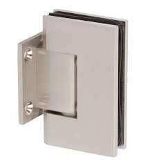 Hinge for Heavy Frameless Shower Doors | Brushed Nickel