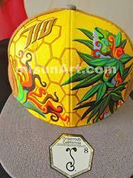 Pin By 420 Buds On The 710 Cup Painted Hats Hat Storage Hats