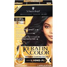 Use special shampoo and conditione. Schwarzkopf Keratin Color Color Moisture Permanent Hair Color Cream 1 0 Jet Black Pack Of 1 Buy Online In India At Desertcart In Productid 116886431
