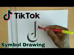 Take a break from the tiktok mashups, dances and memes and watch learn how. Tik Tok Symbol Drawing Very Easy How To Draw 3d Tik Tok Symbol On Paper Step By Step Youtube