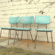 Wonderful Vintage Kitchen Chairs Three Turquoise Chair Kitchen Chairs Vintage Kitchen