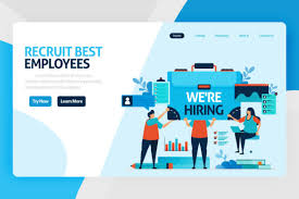 Landing Page Of We Are Hiring Employees Graphic By Setiawanarief111 Creative Fabrica