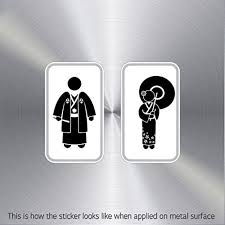 decal sticker wc restrooms sign japan man woman toilet bathroom lavatory waterproof game restroom sign sticker printing company popular decal