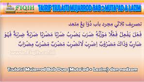 We did not find results for: Tsulatsi Mujarrod Bab Dua Muta Ad Lazim Dan Nadzom
