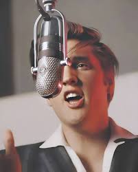 I'm blessed to have these pink LP s of Elvis and was at Graceland and  Memphis 10 years ago with so many memories of him in my life.When my clock  plays Hound