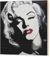 Marilyn Monroe Wood Print by Jose Manuel Abraham
