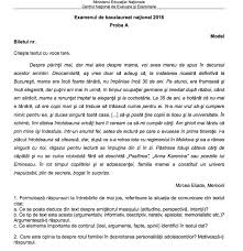 Subiecte si rezolvari pentru examenul de bacalaureat 2020 pentru ca toata lumea sa fie informata. Modele De Subiecte Proba A Competente Lingvistice Limba Romana