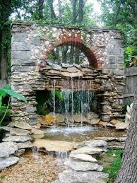 Steinmauer Im Garten Gestalten Kreative Aussenarchitektur Wasserfall Garten Steinmauer Garten Garten Gestalten