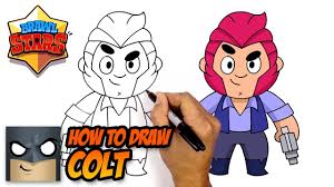 Learning videos for all ages. How To Draw Brawl Stars Colt Step By Step Youtube