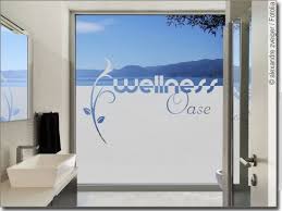 Sichtschutz Wellness Oase Glasdekorfolie Furs Bad Sichtschutzfolie Fensterfolie Fensterfolien