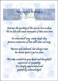 Image Result For Funeral Thank You Card Ideas Funeral Thank You Cards Funeral Thank You Thank You Poems