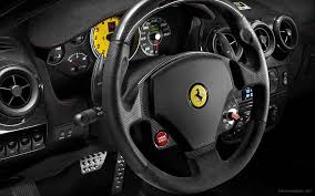 Hd Wallpaper Ferrari Scuderia Spider 16m Interior Black Ferrari Steering Wheel Wallpaper Flare