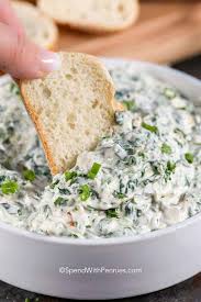 This power chicken hummus bowl is super simple, nutritious and yummy and one of their lowest calorie salads at 270 calories. Easy Spinach Dip Spend With Pennies