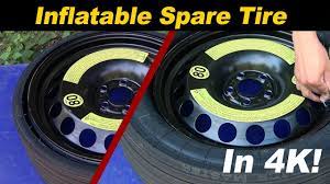 It's easy to use, it can be done in a minute or two, and there's no charge. Expandable Inflatable Spare Tire Porsche Audi Volkswagen Mercedes Ferrari Holden Youtube