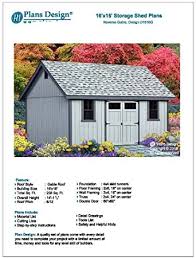 This is the first step in building a roof for your shed. Do It Yourself Patterns Storage Shed Plans 16 X 16 Reverse Gable Roof Style Design D1616g Woodworking Project Plans Amazon Com