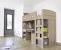 Loft Bed With Closet And Desk