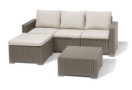 From dinner on the deck with the family to pool parties with all the neighbors, there's nothing like. Allibert Keter California Rattan Corner Set Cappuccino 4 Seater Sofa With Table Free Delivery Buy Online In Bahamas At Bahamas Desertcart Com Productid 61653605