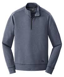 New Era Tri Blend Fleece 1 4 Zip Pullover