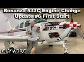 Bonanza 533C Engine Change Update 6 - YouTube