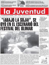 Bolivia have a goal kick. Newspaper Diario La Juventud Uruguay Newspapers In Uruguay Tuesday S Edition March 26 Of 2013 Kiosko Net