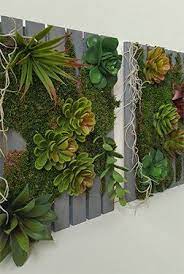 Make A Faux Diy Vertical Garden From The Dollar Store Vertical Succulent Gardens Succulent Garden Diy Vertical Garden Diy