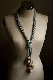 Necklace Scarf Jewelry Diy Necklace Necklace