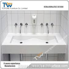 Kitchen sinks are not only functional elements of modern kitchen design but real decorations which can define the style and brighten up kitchen interiors. White Color Rectangle Vanity Top Stone Sink Wash Bowls Bathroom Sinks Modern Kitchen Sinks Building Artificial Marble Stone Material Sink From China Stonecontact Com