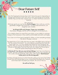 Knowing This Year Will Bring Lots Of Change I Wrote A Letter To My Future Self Print The Pdf Free Letter To Future Self Positive Self Affirmations Dear Self