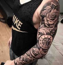 Cool upper arm, half sleeve tattoo designs and ideas #tattoos #tattoosforguys sleeve tattoos are very popular among men. 125 Best Half Sleeve Tattoos For Men Cool Ideas Designs 2021 Guide Best Sleeve Tattoos Clock Tattoo Sleeve Cool Half Sleeve Tattoos